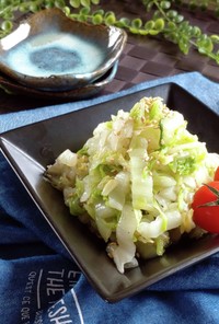 5分で作れる簡単副菜☆白菜の甘酢サラダ。