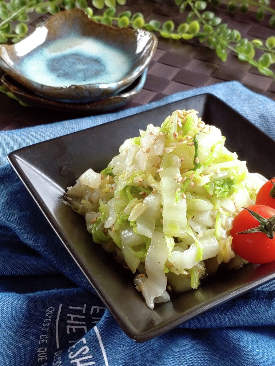 5分で作れる簡単副菜☆白菜の甘酢サラダ。の画像