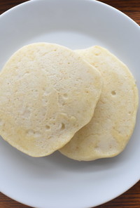 米粉のパンケーキ（フラックスシード使用）