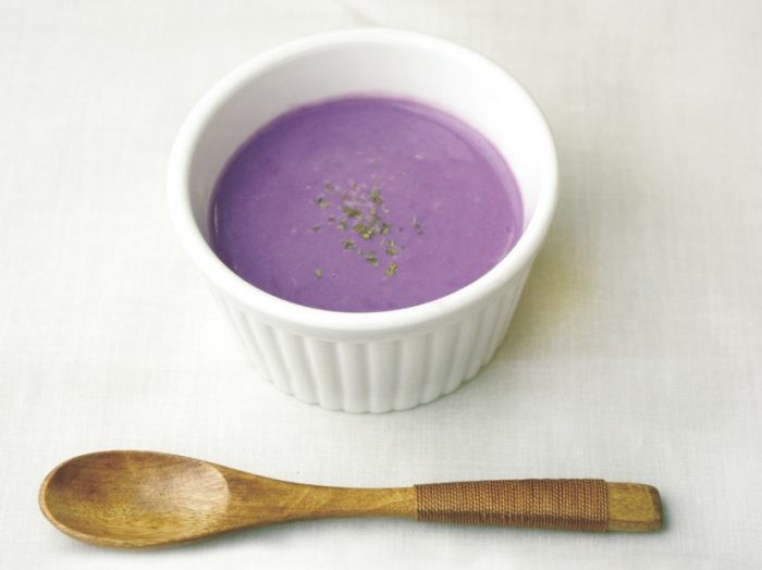 紫芋のポタージュの画像