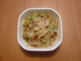 塩で揉むだけ《大根葉》