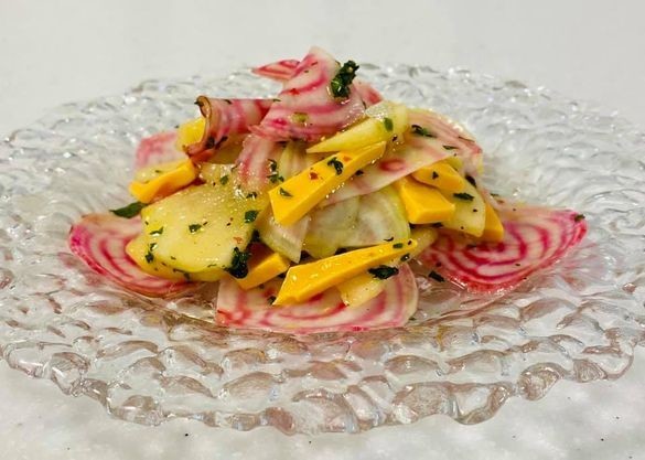 ビーツとリンゴのスローのレシピ