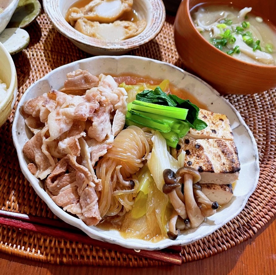 すき焼き風肉豆腐♩の画像