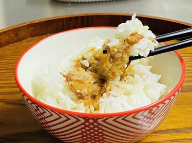 【おかかバター】白米食べ過ぎ警報！の写真