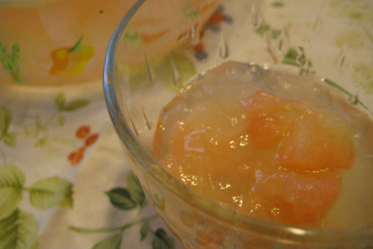 寒天ごろごろグレープフルーツゼリー レシピ 作り方 By ちろちゃ クックパッド 簡単おいしいみんなのレシピが354万品