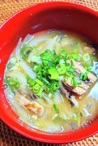 鯖味噌スープ