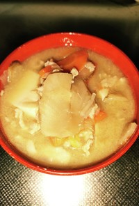 乾燥菊芋の豚汁