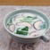 小松菜と椎茸の豆乳スープ❀白だし