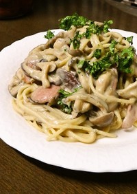 旨味たっぷり豆乳クリーム柚子胡椒パスタ