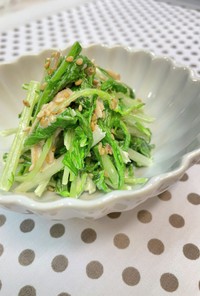 作り置き♡ツナと水菜サラダ