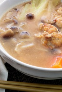 【主菜・副菜】鶏つくねと生姜のスープ