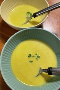 『種とわたを使った』かぼちゃのスープ