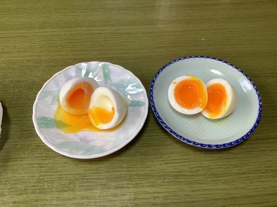 茹で卵(半熟)の写真