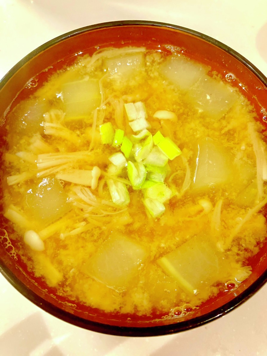 地元の味♡冬瓜の味噌汁の画像
