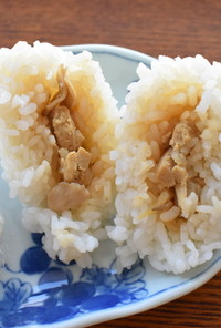 高野豆腐と舞茸のしぐれ煮むすび