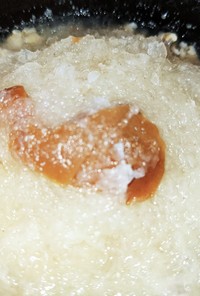 梅すり大根のオートミール粥