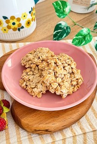 米粉で✽オートミール胡麻クッキー