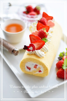 ふわふわしっと~りロールケーキ