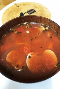 【簡単】アサリとトマトのスープ