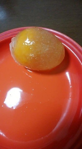 冷凍黄身卵の画像
