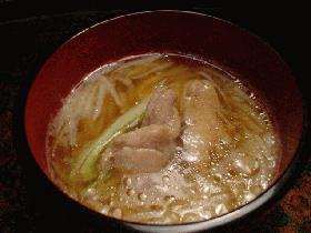 長芋の温鶏めん