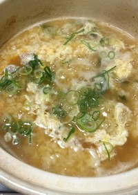 ふぐ鍋の〆の雑炊