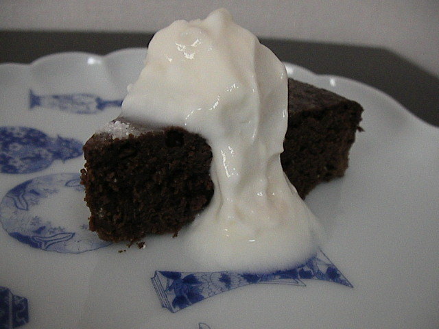 フラワーレス・チョコレートケーキ。の画像