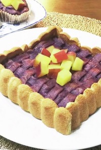 紫芋スイートポテトシャルロットケーキ