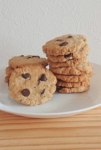 米粉で作るチョコチップクッキー