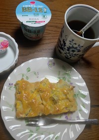 秋スイーツ☆さつま芋と林檎の天板ケーキ。