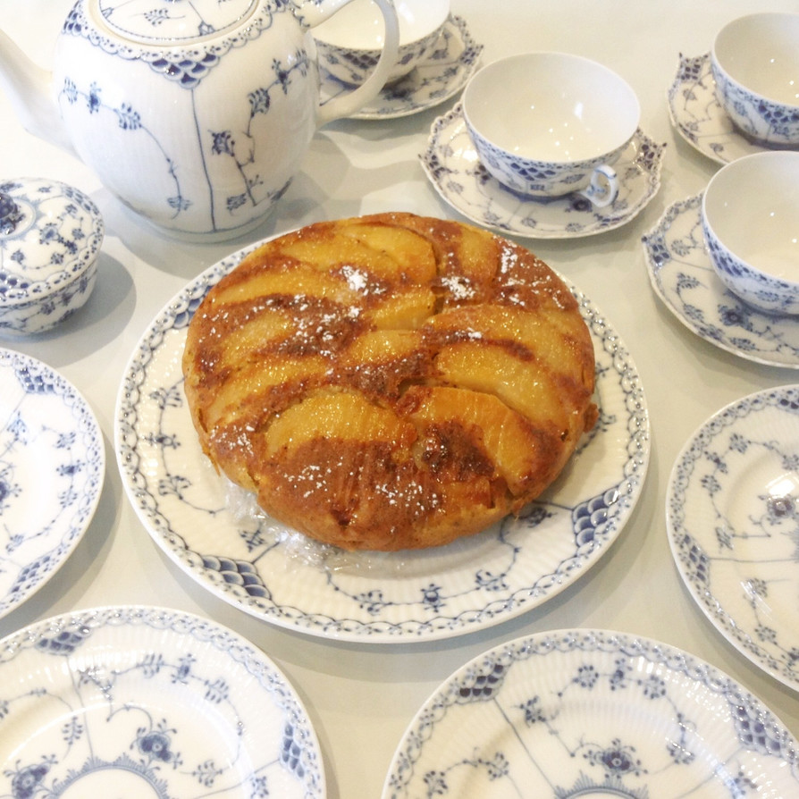 梨の紅茶ケーキの画像