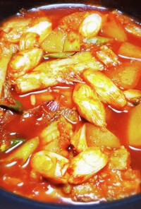 [韓国料理] 太刀魚の辛煮