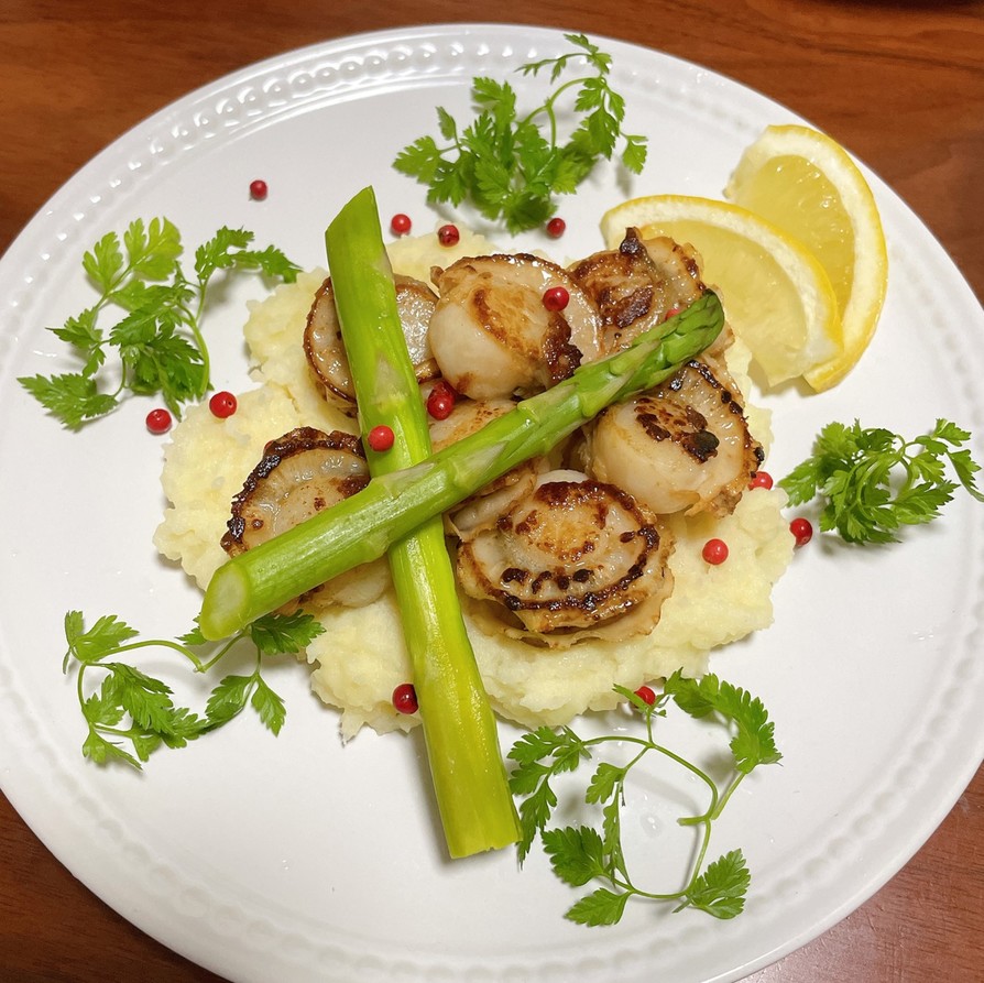 ホタテのレモンガーリックグリル レシピ