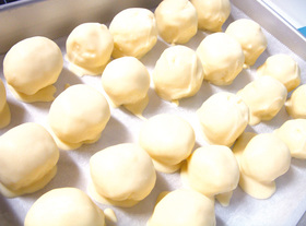 簡単チーズホワイト生チョコトリュフ