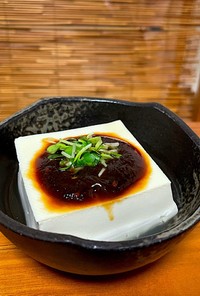 レンジで湯豆腐風★田楽味噌でホッコリ美味