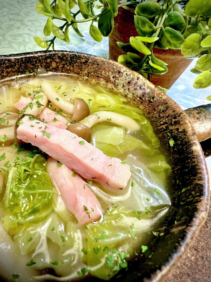 白菜＊キャベツのスープ【ローリエ味】の画像