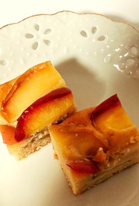 カンタン米粉のヘルシーりんごケーキ