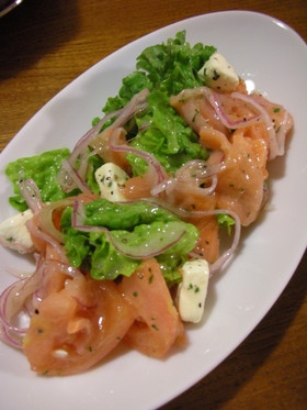 クリスマスに♪スモークサーモンマリネ♪