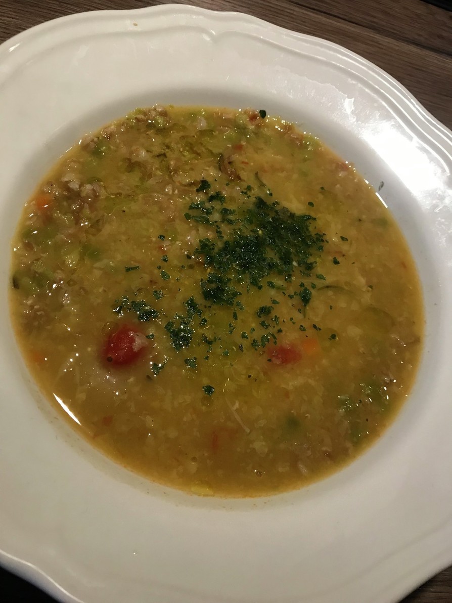 イタリアのレンズ豆のスープのレシピ