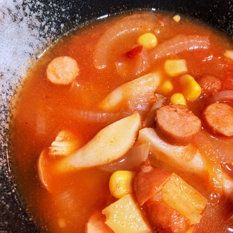 ほっこり温まる簡単トマトスープ♪
