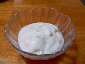 お風呂でヨーグルトでヨーグルト作り!