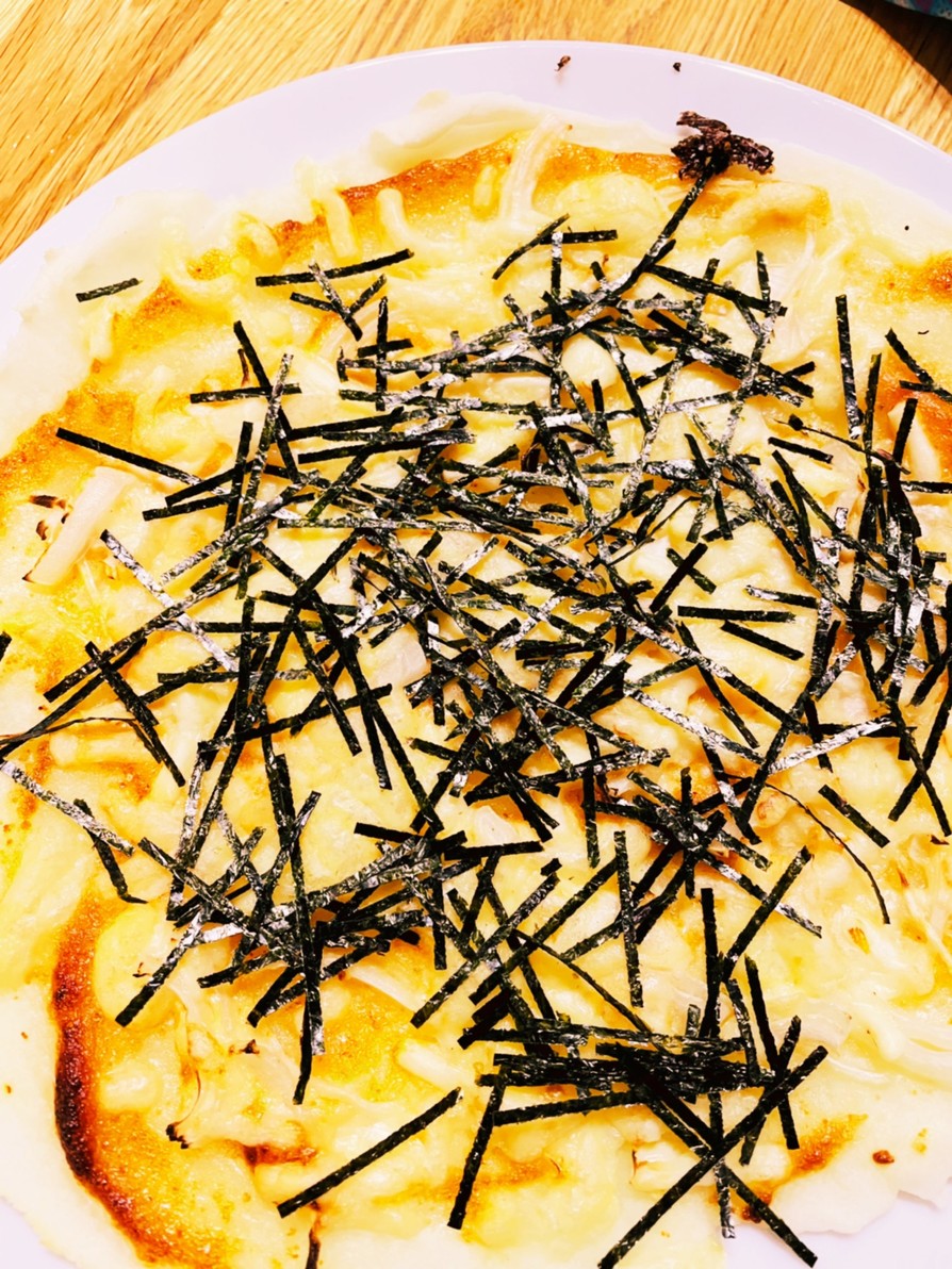 米粉の和風ピザ-明太マヨ味-の画像