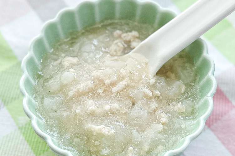 かぶと鶏ひき肉のとろとろ 離乳食中期 レシピ 作り方 By まいのごはん クックパッド 簡単おいしいみんなのレシピが376万品