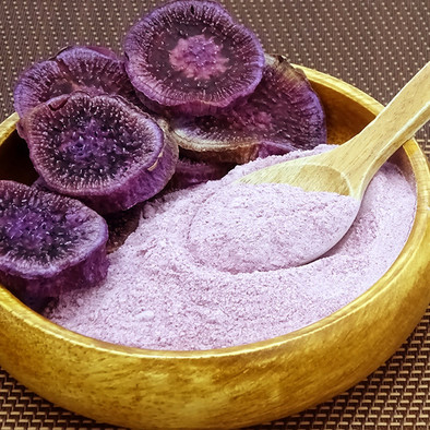 乾燥紫芋と紫芋パウダーの作り方の写真