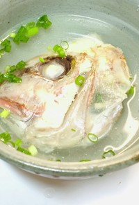 受け継がれる味…鯛のアラ汁