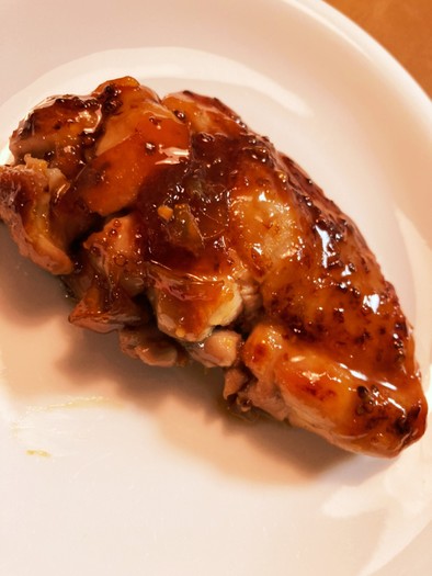 【お弁当】鶏モモのマーマレード照り焼きの写真