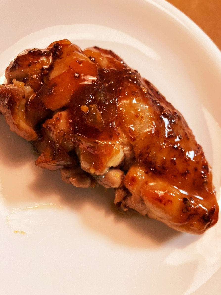 【お弁当】鶏モモのマーマレード照り焼きの画像
