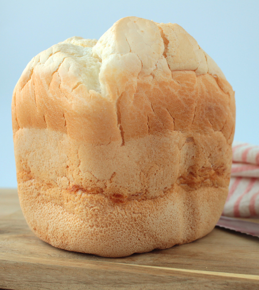 ホームベーカリーで作る米粉の食パンの画像