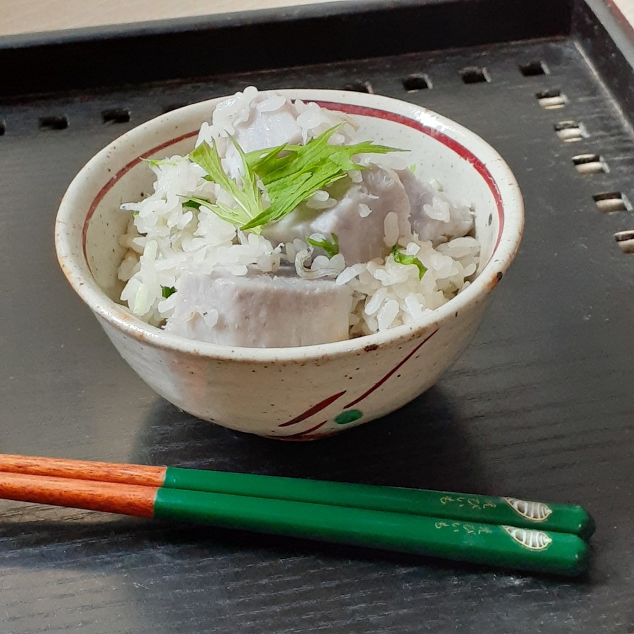 【野菜ソムリエ】海老芋の炊き込みごはんの画像