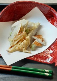 【野菜ソムリエ】海老芋の天ぷら